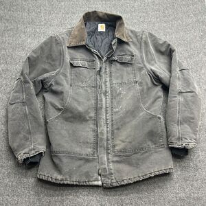 Carhartt Black/Gray Canvas Work Jacket